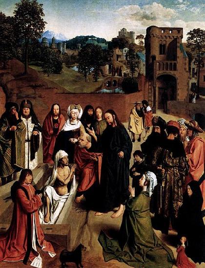 Geertgen Tot Sint Jans The Raising of Lazarus oil painting picture